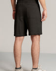 CASUAL DRAWSTRING TERRY SHORTS