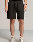 CASUAL DRAWSTRING TERRY SHORTS