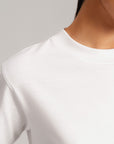 CROPPED T-SHIRT SUPIMA COTTON