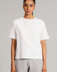CROPPED T-SHIRT SUPIMA COTTON