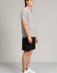 CASUAL DRAWSTRING INTERLOCK SHORTS
