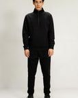 HALF ZIP SWEATSHIRT - PIMA FLEECE