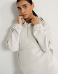 HALF ZIP PULLOVER HOODIE CLOUDLUX