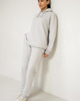 OVERSIZED LONG HOODIE - PIMA FLEECE