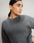 TEXTURED LUXE SWEATSHIRT