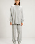 LONG SWEATSHIRT - PIMA TERY