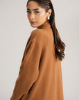 TAN CARDIGAN - KNIT WEAR