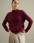 MOCK NECK SWEATER