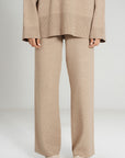 CAMEL CO-ORD SET - KNIT WEAR