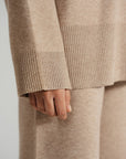 CAMEL CO-ORD SET - KNIT WEAR