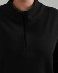 WOMEN HALF ZIPPER- DOUBLE KNIT
