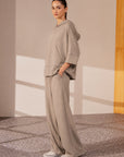 QUARTER SLEEVE OVERSIZED PULLOVER -CLOUDLUX LIGHT