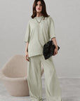 TEXTURED RELAXED TEE