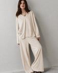 TEXTURED RELAXED PANTS