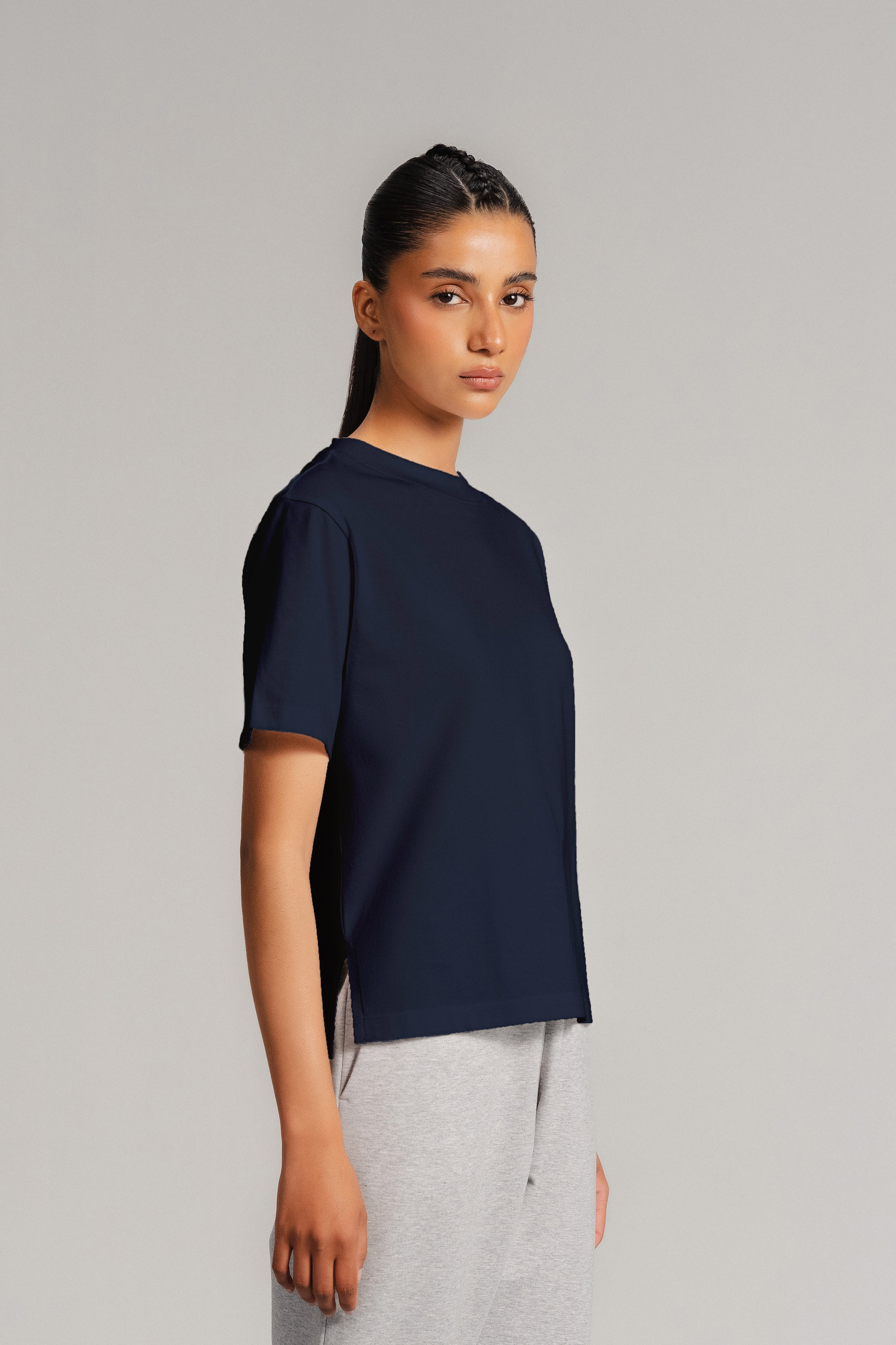CROPPED T-SHIRT SUPIMA COTTON – Kiji Retail