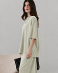 TEXTURED RELAXED TEE