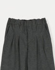 PLEATED WIDE LEG PANT-DOUBLE KNIT