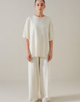 OVERSIZED - DOUBLE KNIT T-SHIRT