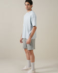 MEN OVERSIZED DOUBLE KNIT T-SHIRT