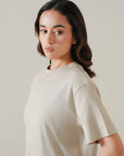OVERSIZED T-SHIRT CREW SUPIMA COTTON