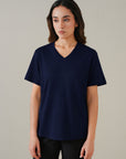T-SHIRT V-NECK SUPIMA COTTON