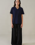 T-SHIRT V-NECK SUPIMA COTTON