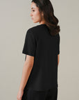 T-SHIRT V-NECK SUPIMA COTTON