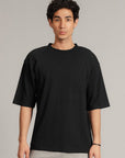 MEN OVERSIZED-DOUBLE KNIT T-SHIRT
