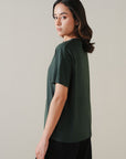 BOXY T-SHIRT CREW SUPIMA COTTON