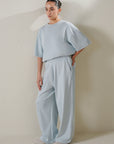MOVE WIDE TROUSERS-DOUBLE KNIT