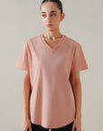 WOMEN ACTIVE V-NECK