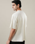 MEN OVERSIZED DOUBLE KNIT T-SHIRT