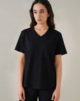 T-SHIRT V-NECK SUPIMA COTTON