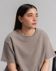 OVERSIZED - DOUBLE KNIT T-SHIRT