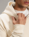 TEXTURED HOODIE