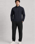 MEN TRAIN QUARTER ZIPPER-RIP STOP