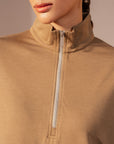 LONG SLEEVE QUARTER ZIPPER-CLOUDLUX LIGHT