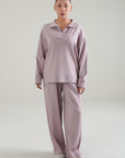 ELASTICATED LOUNGE PANT-DOUBLE KNIT