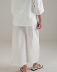 LINEN BLEND CULOTTE