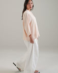 RELAXED BAND COLLAR SHIRT