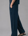 WIDE SWEATPANTS - DOUBLE KNIT MEN LIGHT