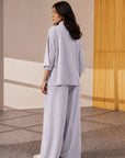 MOCK NECK SIDE SLIT CLOUDLUX