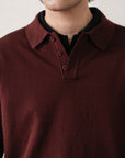REFINED POLO SWEATER