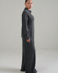 PLEATED WIDE LEG PANT-DOUBLE KNIT