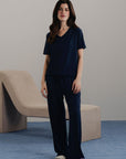 WOMEN V-NECK NIGHTSUIT CLOUDLUX