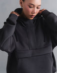 TEXTURED PULLOVER HOODIE-CLOUDLUX
