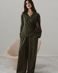 TEXTURED RELAXED PANTS