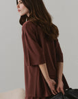 TEXTURED RELAXED TEE
