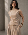 PULL ON WIDE LEG PANTS