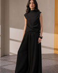 PULL ON WIDE LEG PANTS